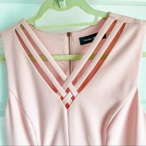 Blush Ivanka Trump Sheath Dress